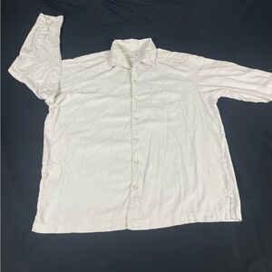 Tommy Bahama Mens Clear Long Sleeve Button Up Silk Shirt Size XLX/TGT